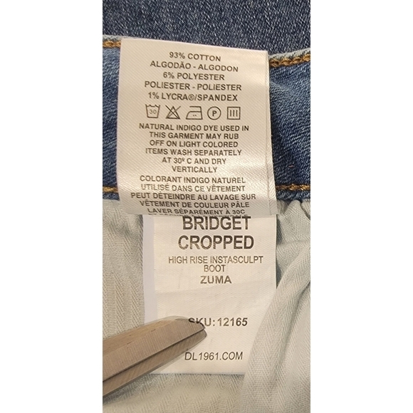 DL1961 Bridget Boot High-rise Instasculpt Jeans Women's size 29 - Picture 10 of 11